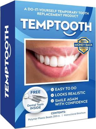 Temptooth 1 Seller Trusted Patented Temporary Tooth Replacement Product Teeth Whitening Kit