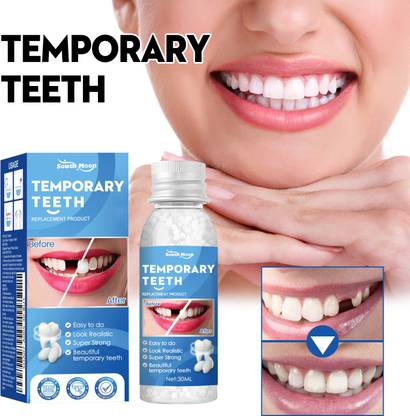 SHETZOI Tooth Repair Kit, Temporary Fake Teeth Replacement Kit for Temporary Teeth Teeth Whitening Kit