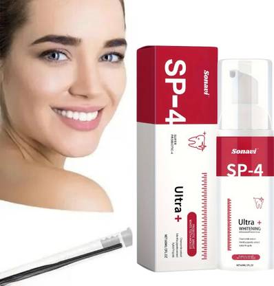 Sonavi White -Fresh Mint Instant Teeth Whitening Foam Mouthwash - Mint Teeth Whitening Kit