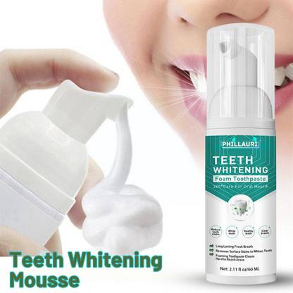 Phillauri Teeth Whitening Foam Fresh Mint sensitivity protection Teeth Whitening Kit