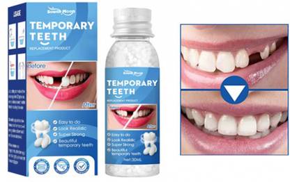 SHETZOI Tooth Repair Shaping Teether Kit, Tooth Repair Kit Teeth Whitening liquid Teeth Whitening Kit