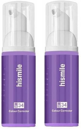 house of common Hismile V34 Colour Corrector (60ml) Pack of 2 Teeth Whitening liquid