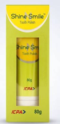 ICPA Shine Smile ToothPaste Tooth Polish 80gm Teeth Whitening liquid