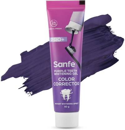 Sanfe Yellow to White Color Corrector Enamel Safe Teeth Whitening liquid