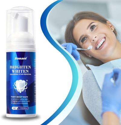 Sonavi Teeth Whitening Foam To Remove Yellow Stains,Teeth Whitening Kit Teeth Whitening liquid