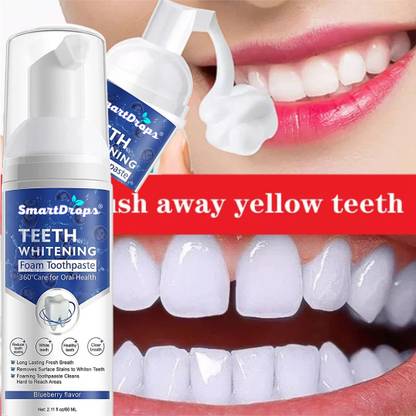 smartdrops Mousse Foam To Deeply Cleaning Gums, Stain Removal Teeth Whitening liquid