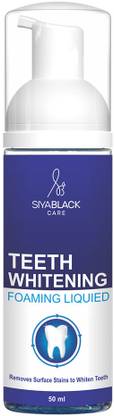 SIYA BLACK Teeth Whitening Foaming Liquid for Sensitive Teeth, Snow Teeth foaming Whitening Teeth Whitening liquid
