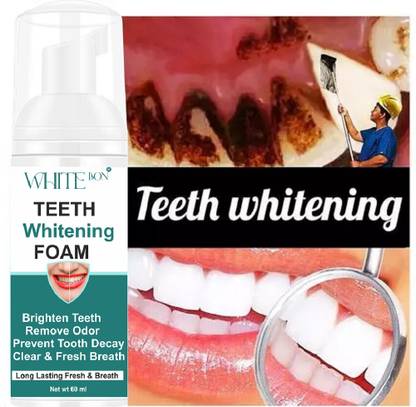 white bon Teeth Whitening Toothpaste Mousse Stains Removal Foam Toothpaste Teeth Whitening liquid