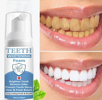 panthi Teeth Whitening Foam Toothpaste Makes You Reveal Perfect & White Teeth Teeth Whitening liquid