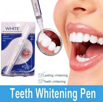 TEETHSCARE Dazzling White Instant Whitening Pen 4 Shades Whiter in 1 Week Teeth Whitening liquid
