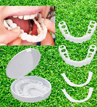 SOJITRA Teeth Veneers - Comfort Fit Flex Dentures Teeth Wipe (Pack of1) Teeth Wipe