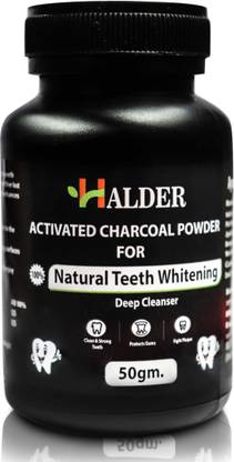 Halderstores Charcoal Toothpowder Teeth Wipe