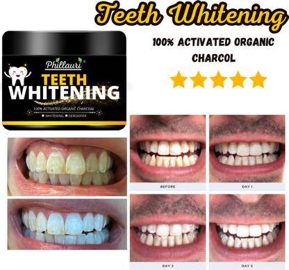 Phillauri Teeth Toothpaste||Removes Stains||Improves Oral Aesthetics||(pack of 1) Teeth Wipe