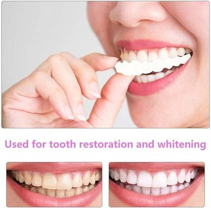 Revernest Snap-On Instant Perfect Smile | Comfort Fit Flex Teeth Veneers Teeth Wipe