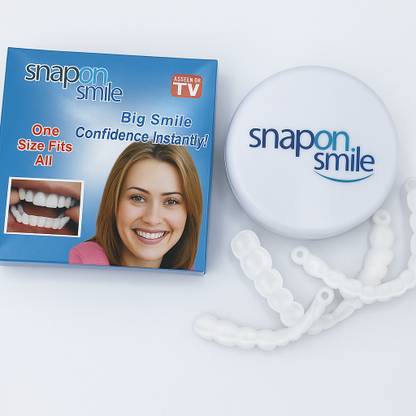SPMYY Snap-On Smile Veneers for Top & Bottom Teeth Cosmetic Cover Teeth Wipe