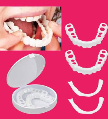 urmin Secure Smile Novelty Temporary Cosmetic Lower Teeth Teeth Wipe
