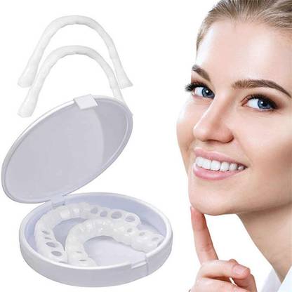 VRBUDDIES Brighten Your Smile Professional Teeth for Men and WomenFake Teeth Set Teeth Wipe