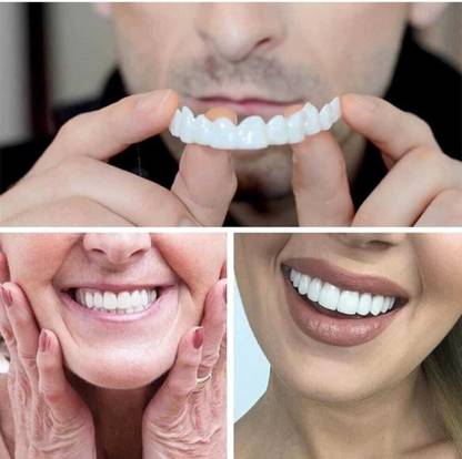 Zelwie Professional Teeth Whitening Fake Teeth Set Teeth Whitening Kit Teeth Wipe