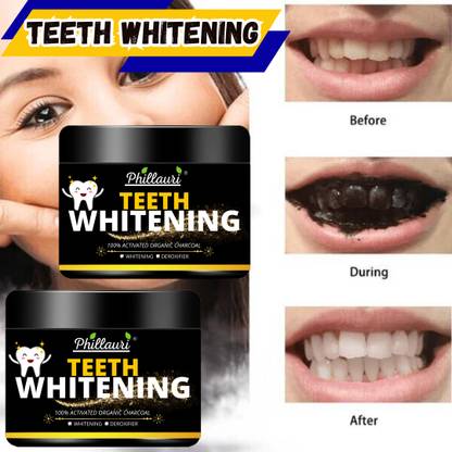 Phillauri Teeth Toothpaste||Promotes Dental Hygiene|| Restores Tooth Color||(pack of 2) Teeth Wipe