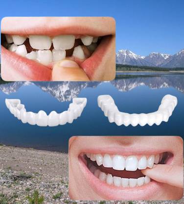 SOJITRA Snap-On Teeth Whitening Veneers – Perfect Smile & Easy Fit Teeth Wipe Teeth Wipe