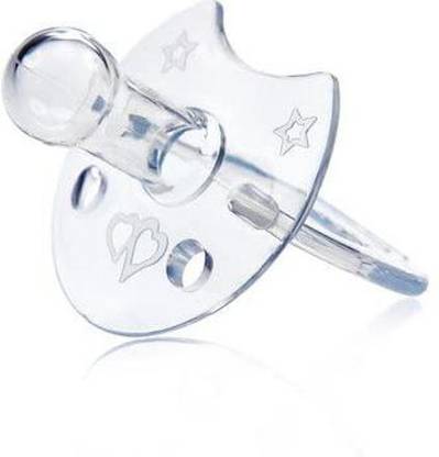 Oncarnival Soft Silicone One Piece Pacifier for Babies 0-6m, Pack of 2 Soother