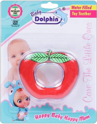 Baby Dolphin Water Teether for Babies, Baby Teething Toy, Cooling Teether, 4m+ Teether