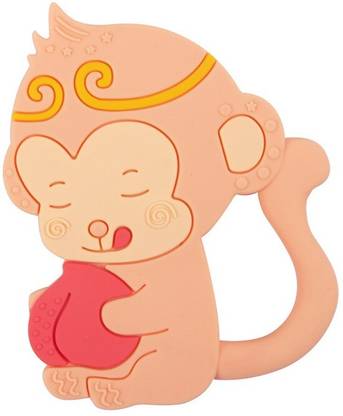 RUKAN Monkey Baby Teether Toy,3-48 Months Toddler,Children Gums Pain Relief Teether