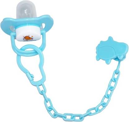 NOBLEGLOBAL Random color Soother with Chain Soother