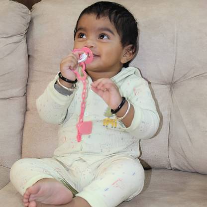 सेफ-ओ-किड Pacifier for baby with Holder Chain and Clip Designer soother for baby Soother सूदर