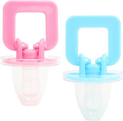 KRITIU Baby Silicone Pacifier/Soothers/Teether With Protective Cap Pack Of 2 Soother