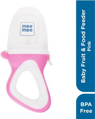 MeeMee Baby Pacifier Fruit & Food Nibbler With Extra Mesh, BPA Free Pacifier Soother, Feeder