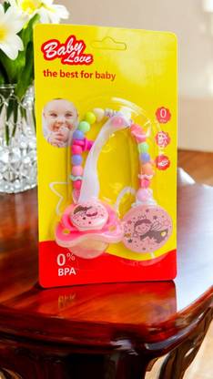 TBTEcommerce Baby soother with Chain Soother