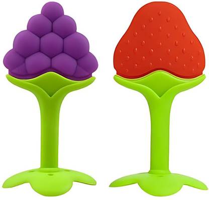 KIDZILO Fruit Shape Silicone Teether