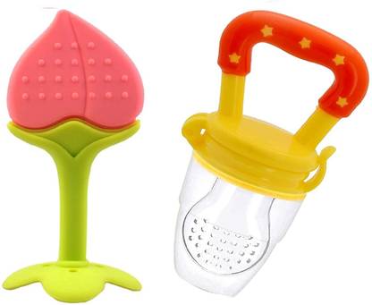 PRUEDDLE KIDS Soft Pacifier/Feeder and Teether for Baby Teether and Feeder