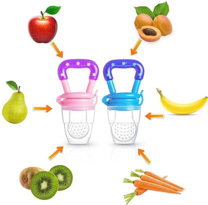 Manu Hut Baby silicone fruit feeder soother feeder.  - SILICONE