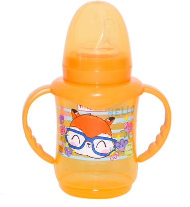 TINNY TOTS Premium Baby Feeding Silicone Spout Sipper Bottle For Water Milk Liquids Feeder