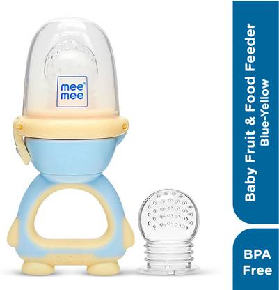 MeeMee Baby Pacifier Fruit & Food Nibbler With Extra Mesh, BPA Free Pacifier Soother, Feeder