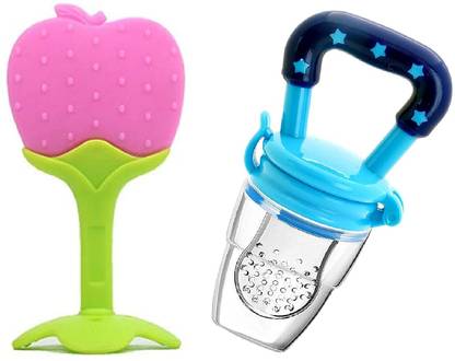 HEAVIX Baby Teether 3-6 Months Babies Teether and Feeder