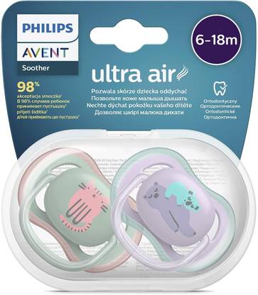 Philips Avent Ultra Air Soother 6-18 M for girl Soother