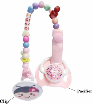 CHILD CHIC Safe Feeding BPA- Free Clinally Designed Baby Chain Clip Pacifier Soother