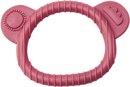 Adore Tusk Pro Silicon Teether -Red Teddy Teether