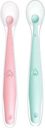 XIIAA Soft Silicone Tip Spoons Teether and Feeder