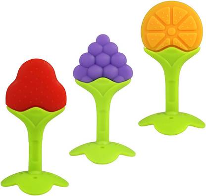 KIDZILO Fruit Shape Silicone Teether