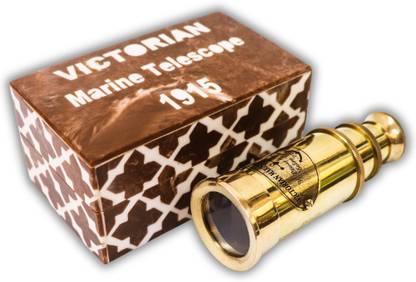 ASIART Nautical Brass Pirates Telescope With Beautiful Handmade Resin Box Reflecting Telescope