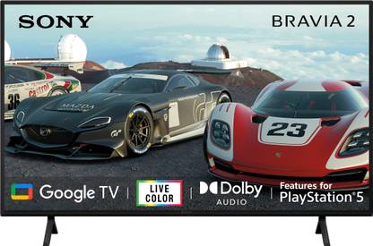 SONY Bravia 2 163.9 cm (65 inch) Ultra HD (4K) LED Smart Google TV with Feature for PlayStation 5