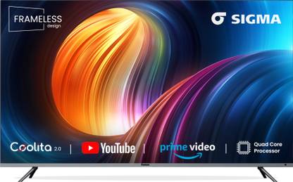 Dyanora Sigma 80 cm (32 Inch) HD Ready LED Smart Linux TV with 30 Watt Box Speakers & Bezel-Less Design