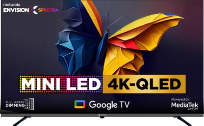 MOTOROLA 140 cm (55 inch) Ultra HD (4K) Mini LED Smart Google TV with Edition with Dolby Vision & Dolby Atmos