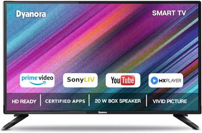 Dyanora 60 cm (24 inch) HD Ready LED Smart Linux based TV with Noise Reduction, Powerful Audio Box Speakers