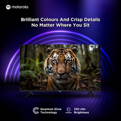 MOTOROLA EnvisionX 108 cm (43 inch) QLED Ultra HD (4K) Smart Google TV