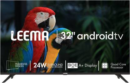 LEEMA 80 cm (32 inch) HD Ready LED Smart Android TV with Wall Mount